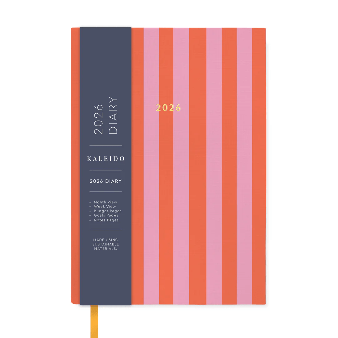 2026 Candy Stripe Diary - A5 - Ohh Deer