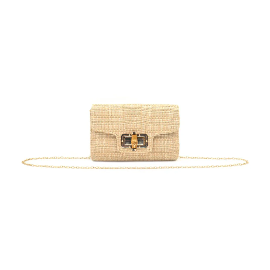 BC Bags Natural Clutch