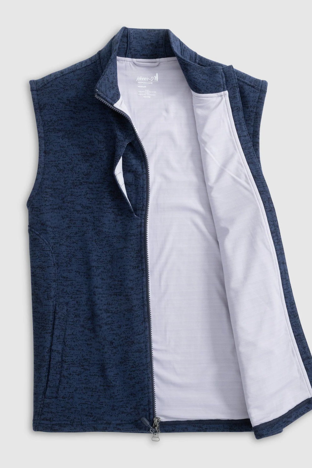 Johnnie-O Denalis Zipper Vest - Navy