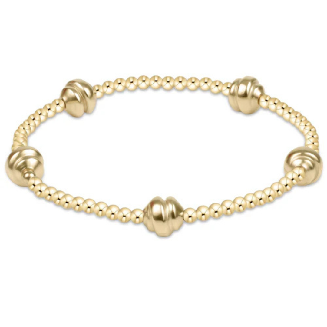 Enewton Admire Small Gold Bead Bracelet - Gold