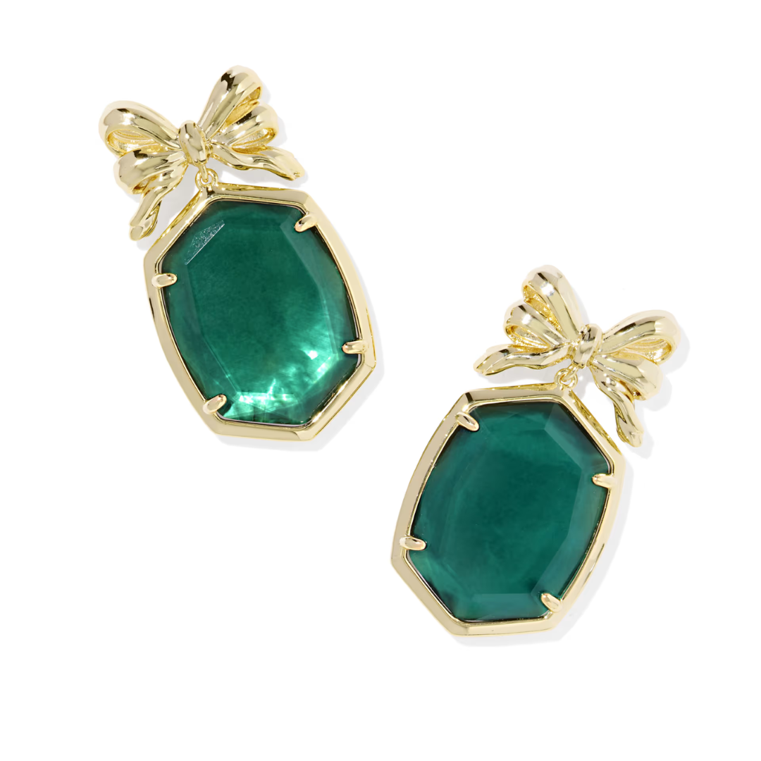 Kendra Scott Daphne Bow Drop Earrings - Gold
