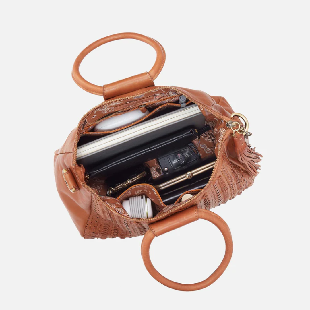 Hobo Sheila Medium Satchel - Harvest Wheat