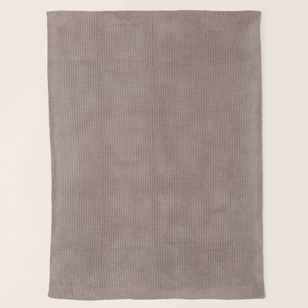 Barefoot Dreams CozyChic Waffle Throw - Beach Rock