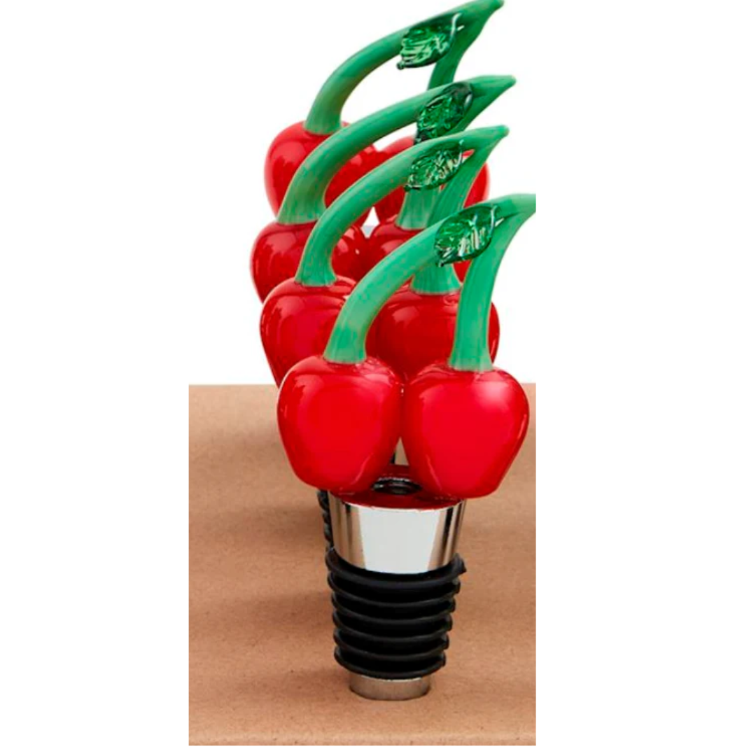 Mud Pie Figural Glass Bottle Stoppers