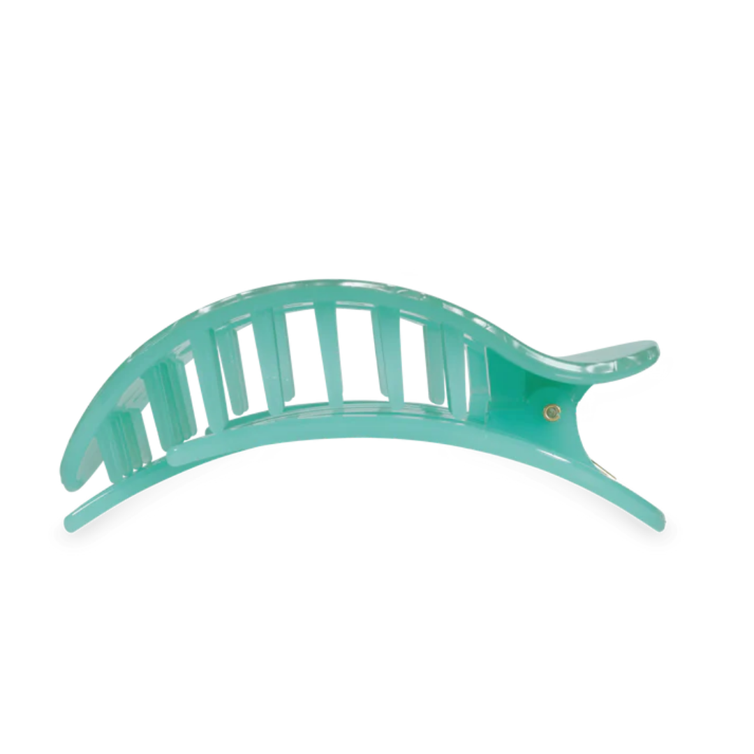 Teleties Flat Round Hair Clip - Spring Splash