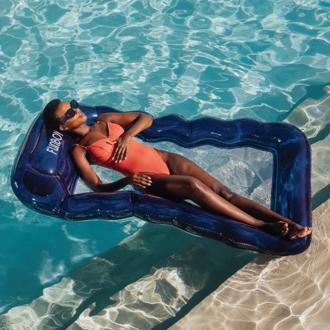 Funboy Mesh Lounger - Navy