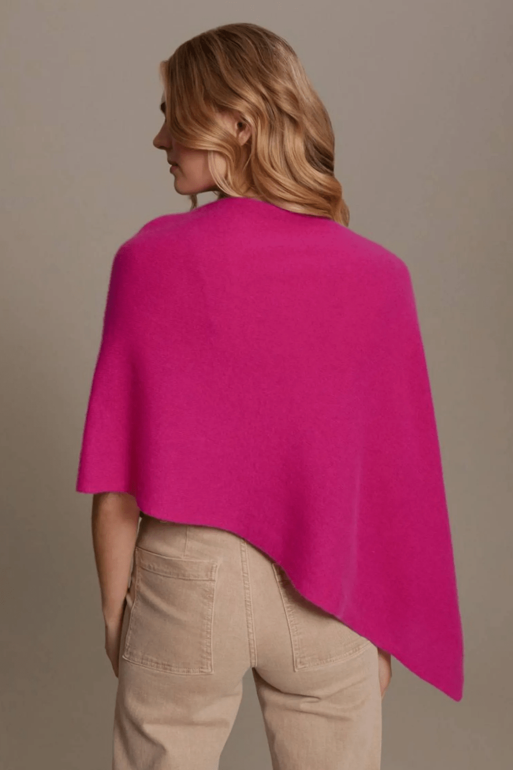 Alashan Cashmere Dress Topper - Dragon Fruit - Alashan Cashmere Co.