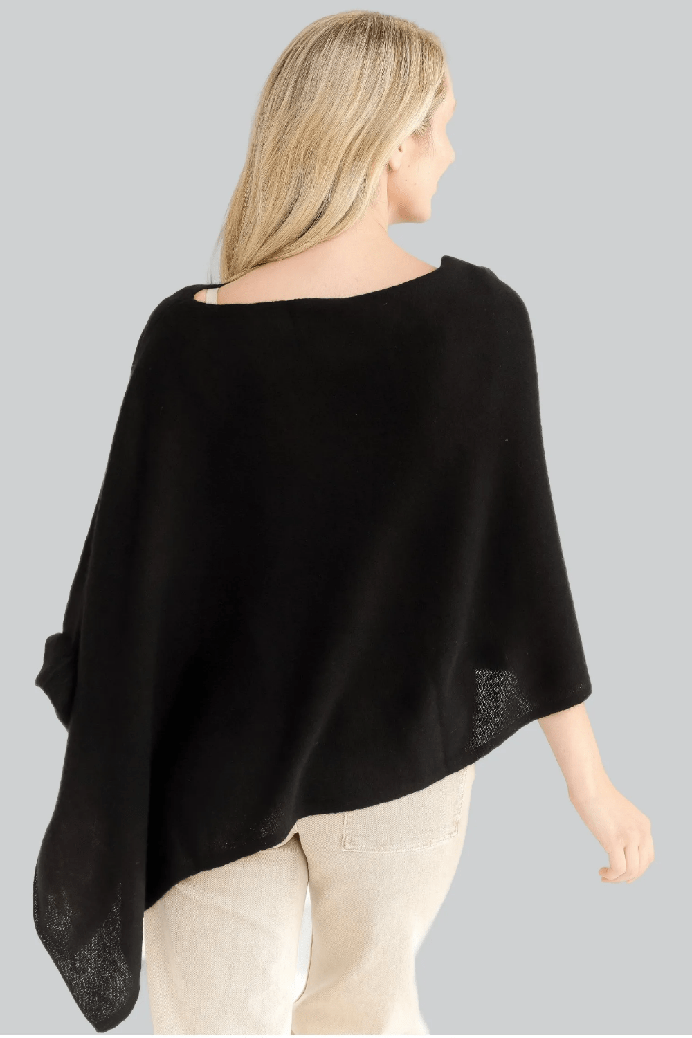 Alashan Cashmere Dress Topper - Ebony - Alashan Cashmere Co.
