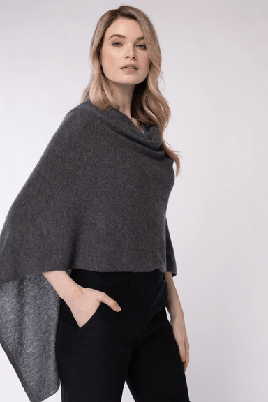 Alashan Cashmere Dress Topper - Graphite - Alashan Cashmere Co.
