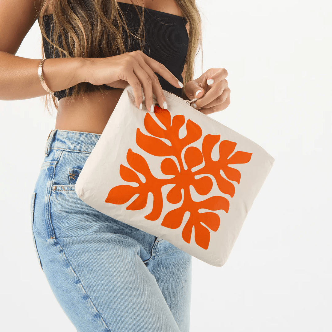 Aloha Applique Mid Pouch - Aloha Collection