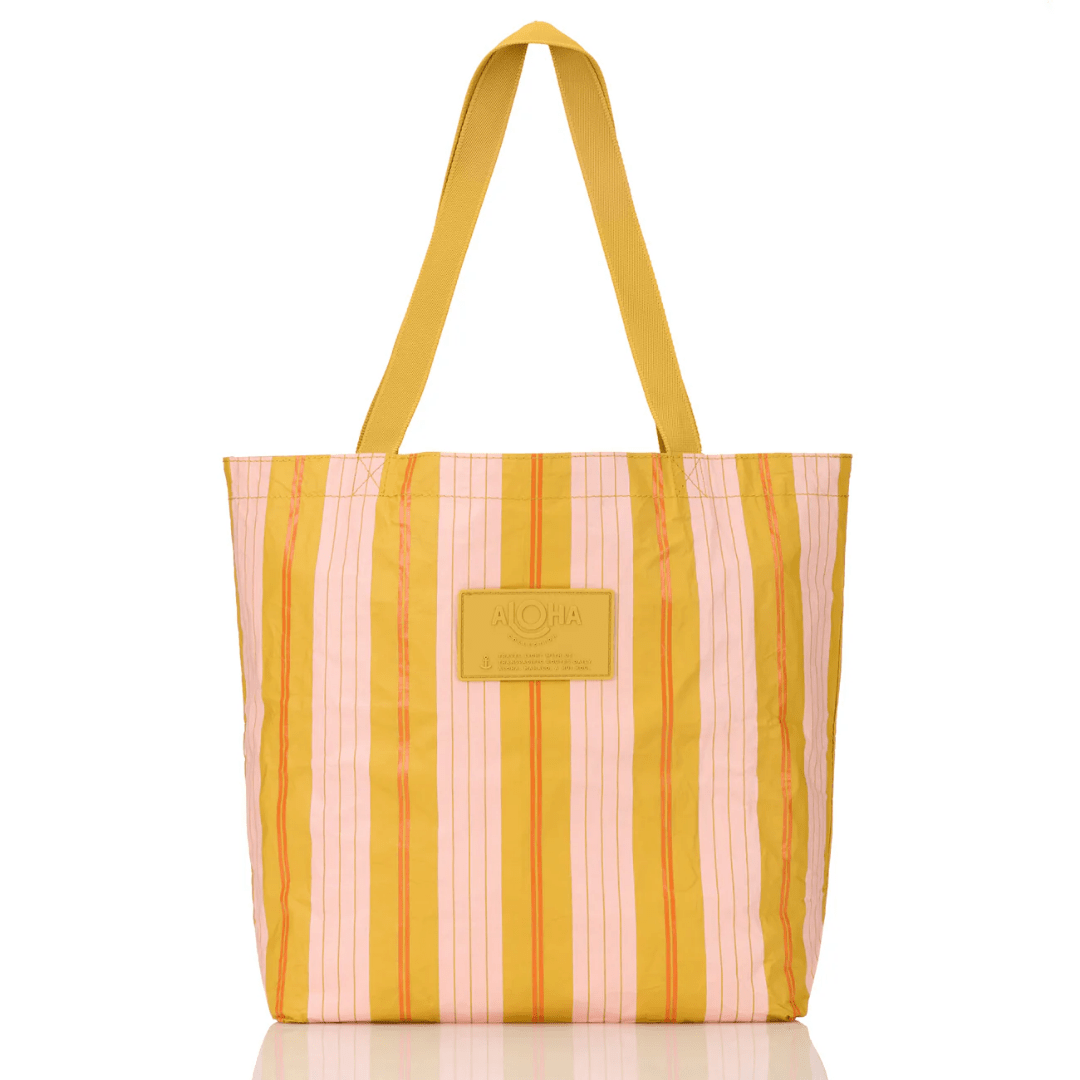 Aloha Market Stripe Reversible Tote - Aloha Collection