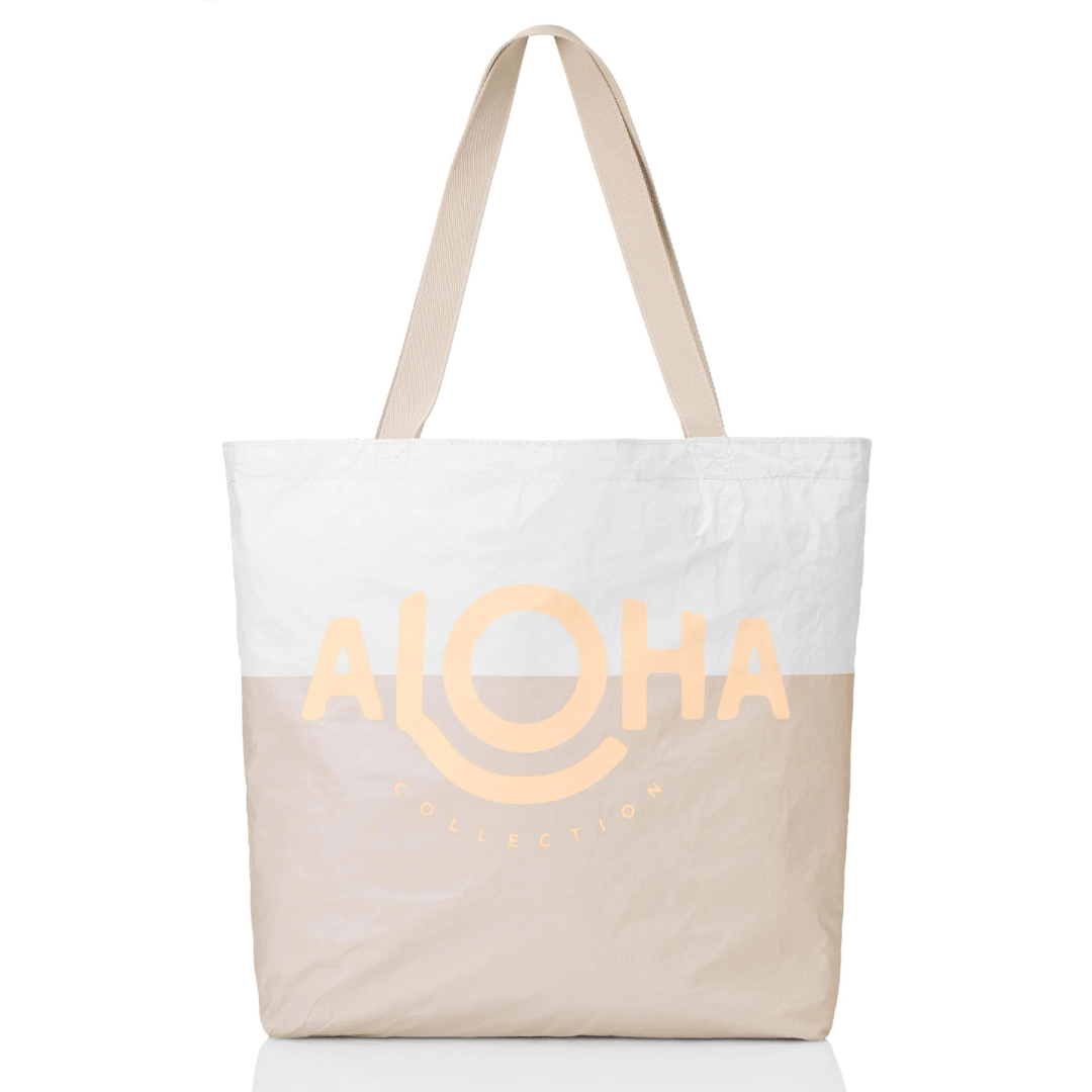 Aloha Plunge RVS Tote - Sherbert/Sandstone - Aloha Collection