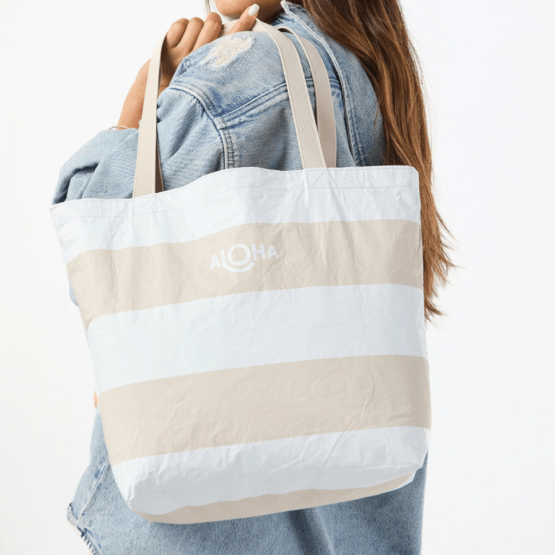Aloha Plunge RVS Tote - Sherbert/Sandstone - Aloha Collection