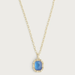 Anabel Aram Bamboo with Stone Pendant Necklace - Anabel Aram Jewelry