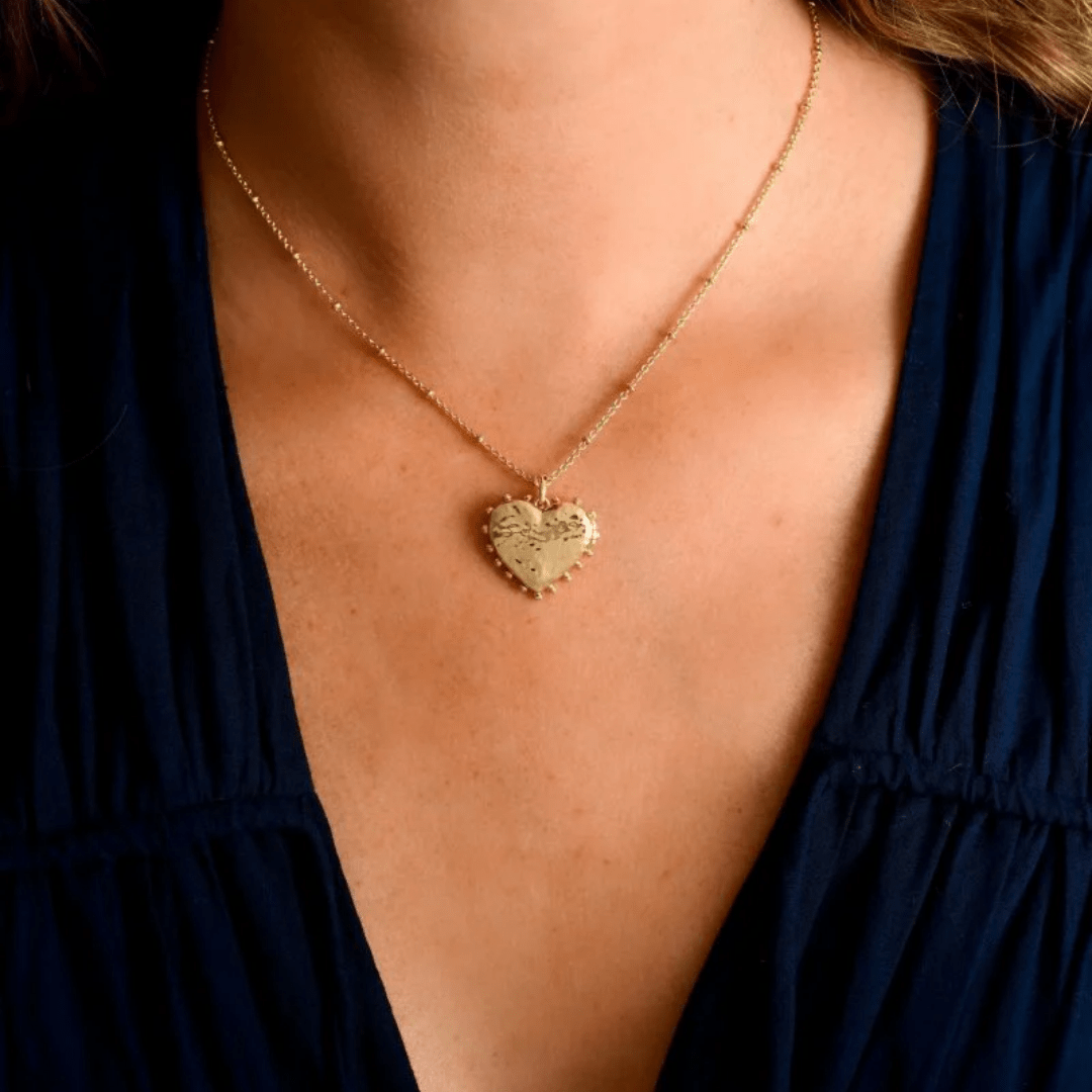 Anabel Aram Heart Large Locket Necklace - Anabel Aram Jewelry