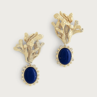 Anabel Aram Kelp with Lake Drop Earrings - Anabel Aram Jewelry
