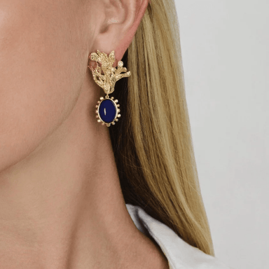 Anabel Aram Kelp with Lake Drop Earrings - Anabel Aram Jewelry