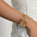 Anabel Aram Palm Leaves Cuff - Anabel Aram Jewelry
