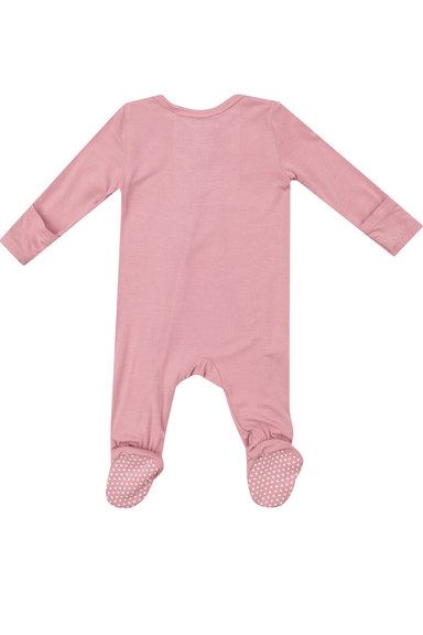 Angel Dear 2 Way Zipper Footie - Bamboo Bridal Rose - Angel Dear