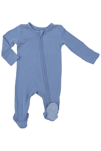 Angel Dear 2 Way Zipper Footie - Blue - Angel Dear