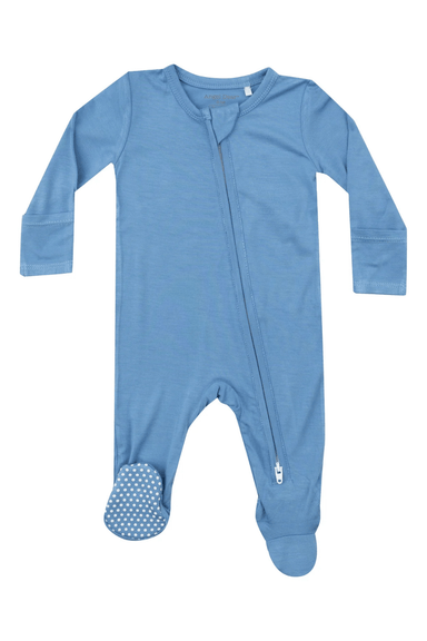 Angel Dear 2 - Way Zipper Footie - Lichen Blue - Angel Dear