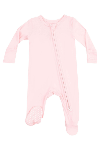 Angel Dear 2 - Way Zipper Footie - Solid Tickled Pink - Angel Dear