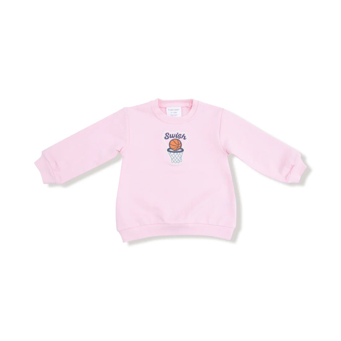 Angel Dear Varsity Puffy Basketball Sweatshirt - Pink - Angel Dear