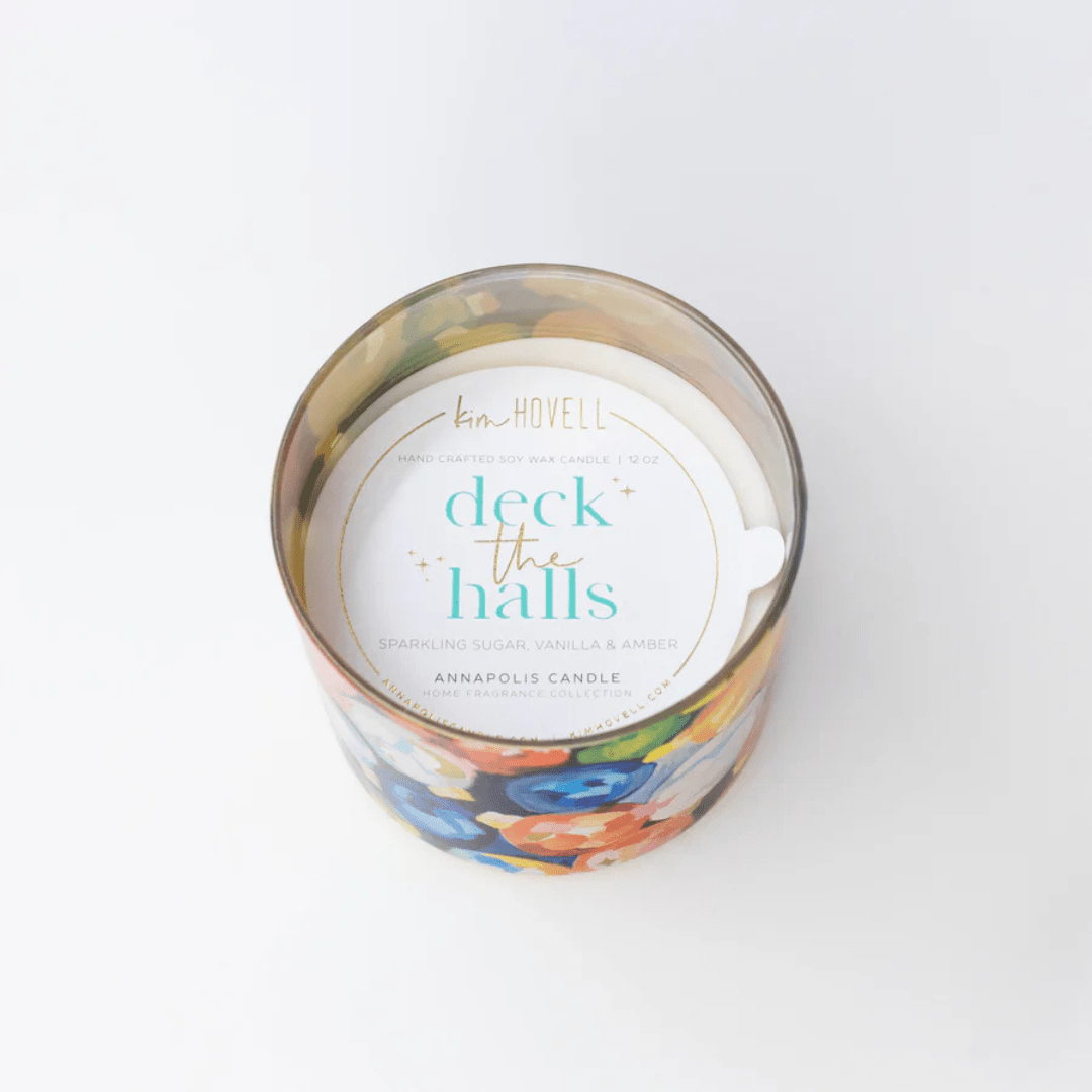 Annapolis Candle Kim Hovell 3 - Wick Candle - Deck the Halls - Annapolis Candle