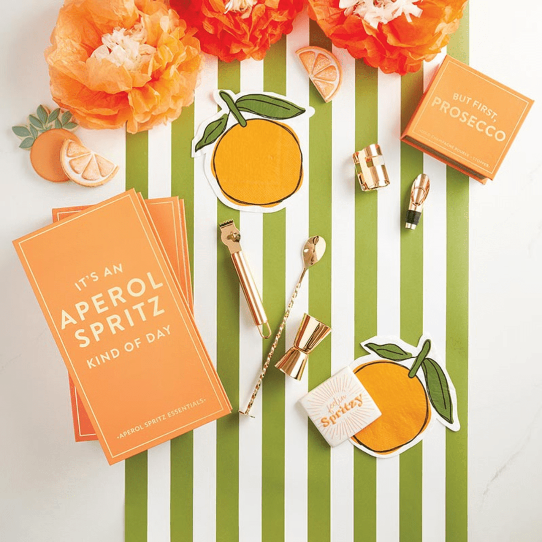 Barware Book Box - Aperol - Santa Barbara Design Studio