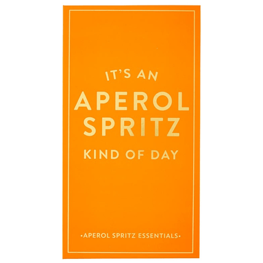 Barware Book Box - Aperol - Santa Barbara Design Studio