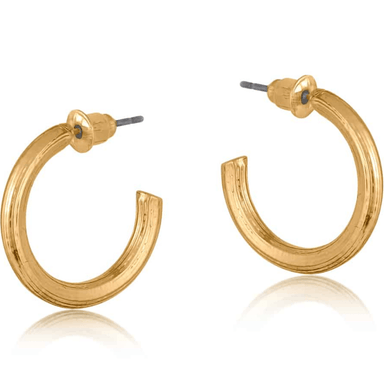 Big Metal London Anthonia Halo Small Hoop Earrings - Big Metal London