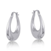 Big Metal London Elvira Organic Shape Oval Earrings - Big Metal London