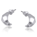 Big Metal London Natalia Organic Shape Hoop Earrings - Big Metal London