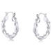 Big Metal London Simona Rope Hoop Earrings - Big Metal London
