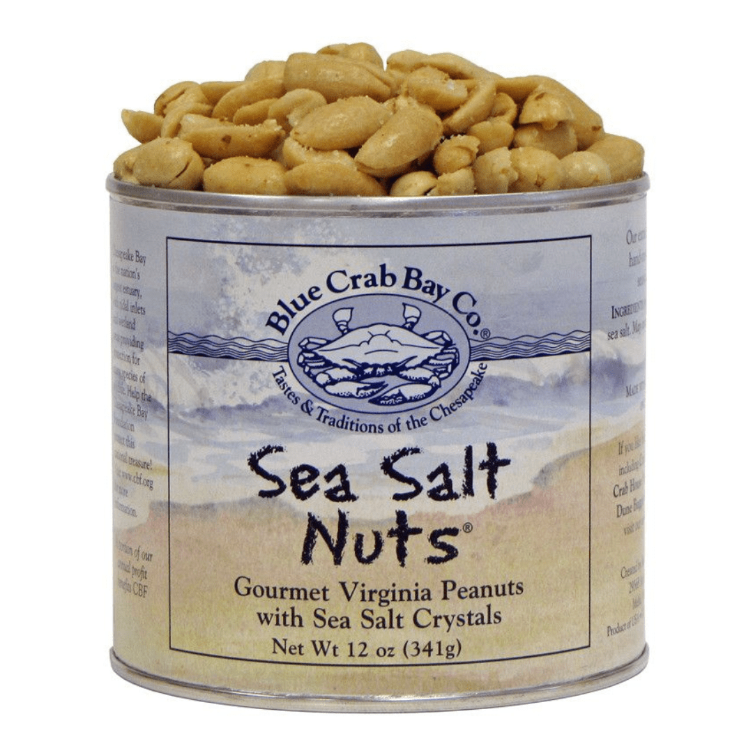 Blue Crab Bay Sea Salt Nuts - Blue Crab Bay