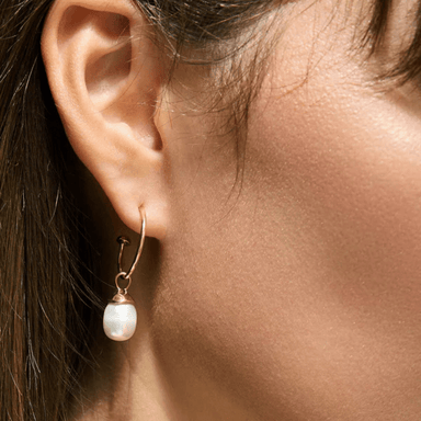 Bluffton Pearl Convertible Hoop Earring - Spartina