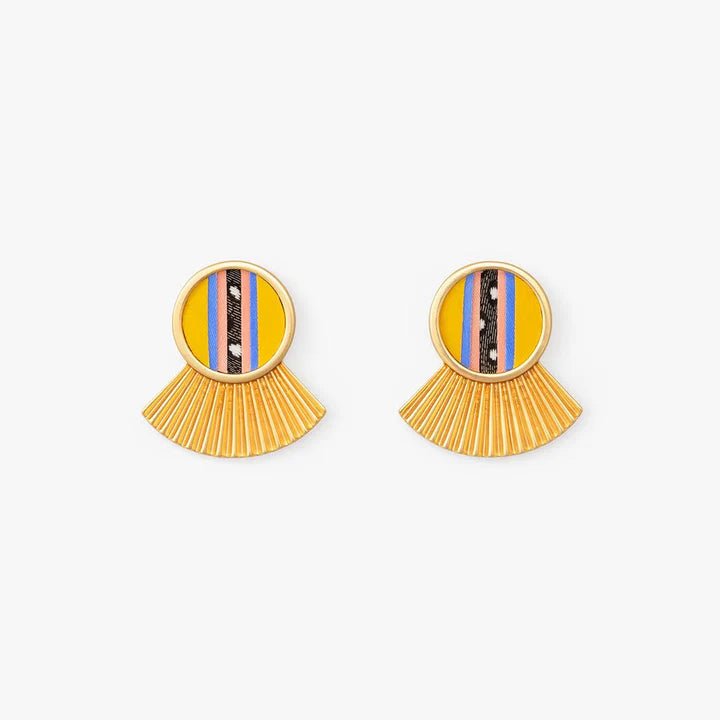 Brackish Adelaide Large Fan Earrings - Brackish