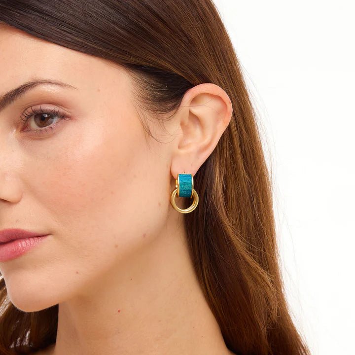 Brackish Eleuthera Two Piece Hoop Earrings - Brackish