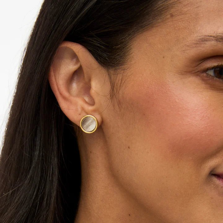 Brackish Riley Bezel Jacket Earring - Brackish