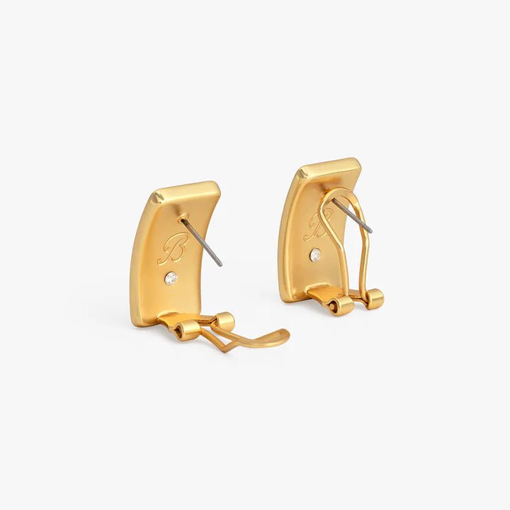 Brackish Smith Town Rectangle Stud Earrings - Brackish