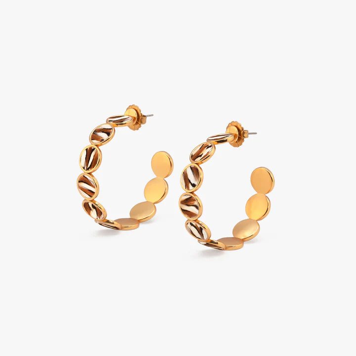 Brackish Tiger Hoop Earring - Brackish