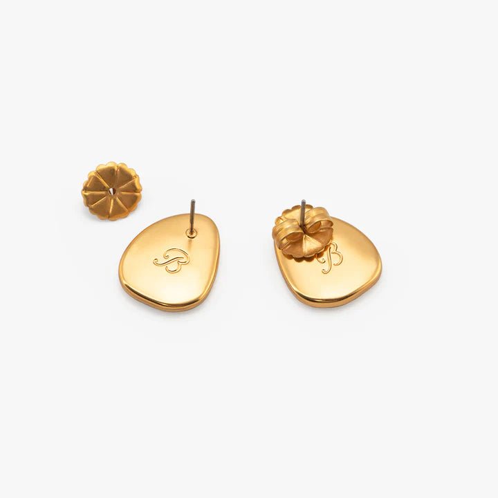 Brackish Violet Organic Stud Earring - Brackish