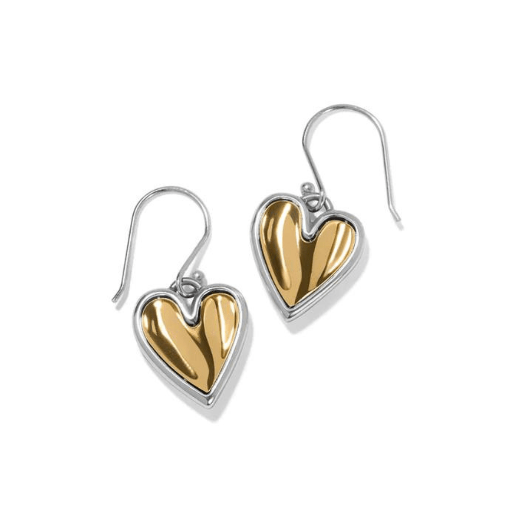 Brighton Cascade Heart Reversible French Wire Earrings - Brighton