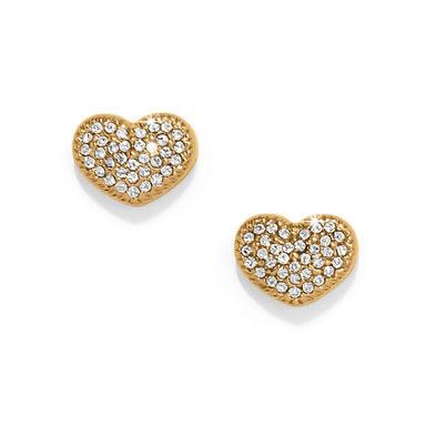 Brighton Illumina Celeste Heart Post Earrings - Brighton