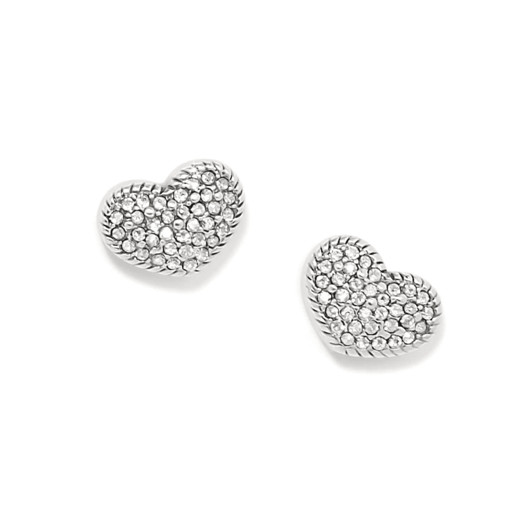 Brighton Illumina Celeste Heart Post Earrings - Brighton