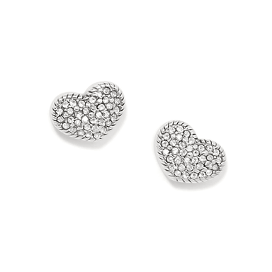 Brighton Illumina Celeste Heart Post Earrings - Brighton