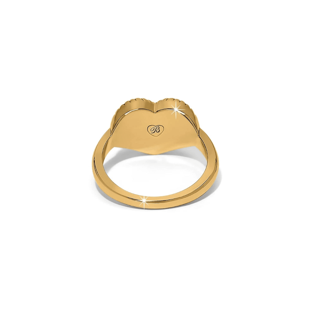 Brighton Illumina Celeste Heart Ring - Gold - Brighton