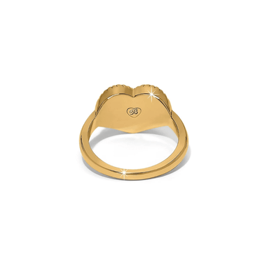 Brighton Illumina Celeste Heart Ring - Gold - Brighton