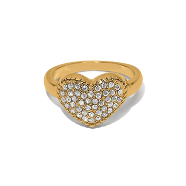 Brighton Illumina Celeste Heart Ring - Gold - Brighton