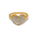 Brighton Illumina Celeste Heart Ring - Gold - Brighton